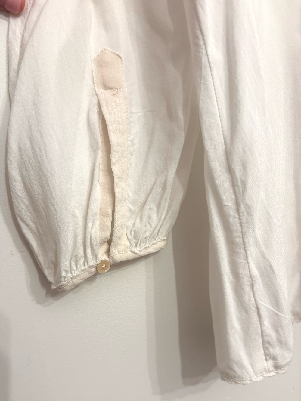 Wilfred Entendre Blouse | Rare Lace Detail French Girl Boho Top, Size S/M - Picture 5 of 10